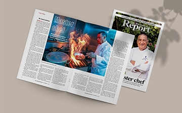 Magazine layout